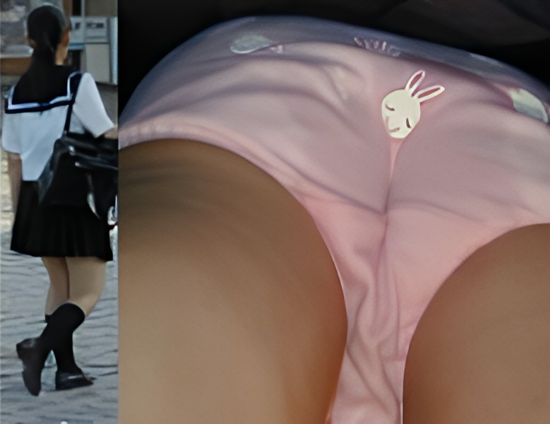 このパンツを見ちゃったら、うさぎさん見て漢がハッピーです。ろ〇ぱんと言えばこれじゃないですか！ピンクにうさぎさんですよ！