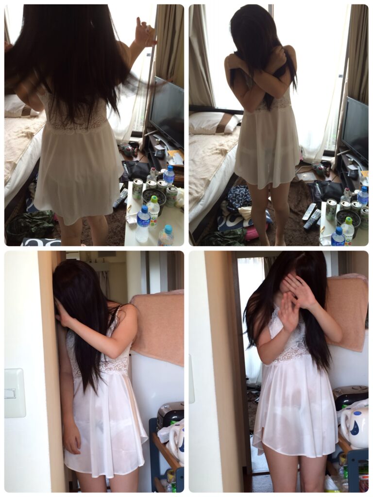 こういうのベビードールですか?良いですよね~!ザ・エロって感じで大好きですよ。それで思いっきり透け透けは最高ですね!