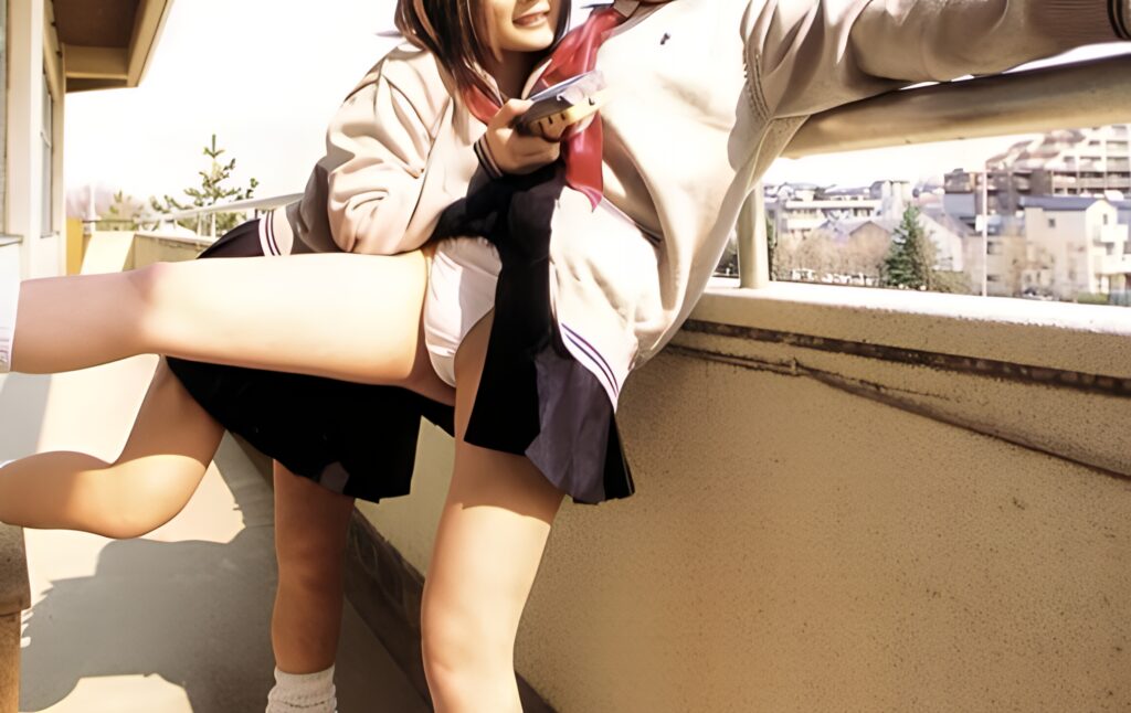 女子校生同士がじゃれあって、ふざけてスカート捲りあう風景は、よく(?)見られます。女の娘も実は、漢に負けず劣らず、スカート捲りが好きなんですよ!パンチラが好きなんですよ