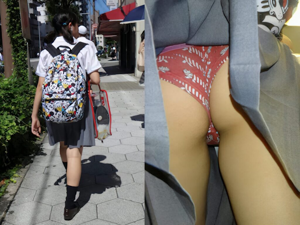 何ですか!この謎めいた柄は!?何かのキャラクターですか?白の横断歩道みたいな柄も、何だか不思議な感じですね!しかし、これこそがJKっぽくて大好物です!