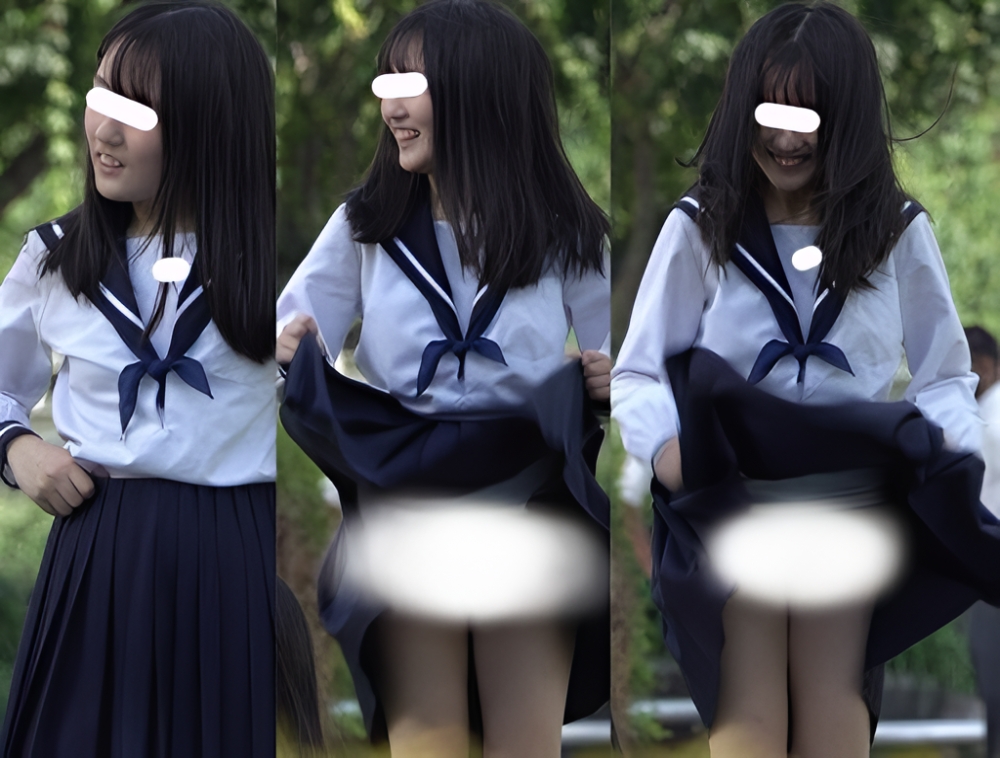 【Full ＨＤ】妄想vol.192「セルフスカートめくり数十回で白い太腿…」
