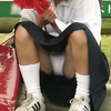 おすわりパンチラ良いですよね～！これが大人気なのが分かりますよ！見て下さいよ！この純白パンツこそが、おすわりパンチラの真骨頂です！
